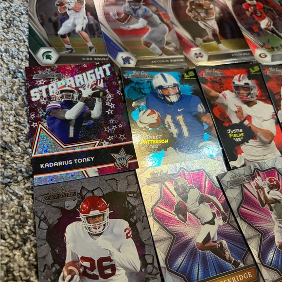 88 card lot of 2021 Panini Prizm Draft Picks & Wild Card Alumination football - Picture 11 of 13